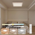 Brilagi - LED kopalniška stropna svetilka z zatemnitvijo FRAME SMART LED/24W/230V 30x30 cm 3000-6000K IP44 bela + daljinski upravljalnik