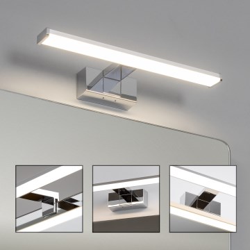 Brilagi - LED osvetlitev ogledala 3v1 VESTRA LED/8W/230V 40 cm IP44 sijajni krom