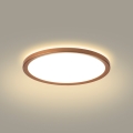 Brilagi - LED stropna svetilka za kopalnico ULTRA SLIM, 12 W, 230 V, premer 22,5 cm, rožnato zlato, IP54