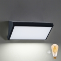 Brilagi - LED zatemnjiva zunanja stenska svetilka TRIANGLE 1xE27/6W/230V 2700-6500K IP65 črna