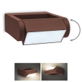 Brilagi - LED zunanja stenska svetilka CROTONE LED/7W/230V rjava IP54