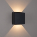 Brilagi - LED zunanja stenska svetilka DOUBLERAY LED/6W/230V črna IP54