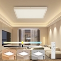Brilagi - Zatemnjevalno LED stropno svetilo za kopalnico FRAME SMART LED/50W/230V 60x60 cm 3000-6000K IP44 belo + daljinski upravljalnik