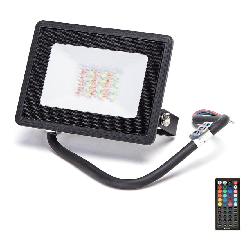 Aigostar - LED RGB Reflektor LED/20W/230V IP65 + Daljinski upravljalnik