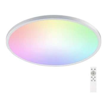 Aigostar - LED RGB Zatemnitvena kopalniška stropna svetilka LED/24W/230V 3000-6500K pr. 42 cm IP44 + Daljinski upravljalnik