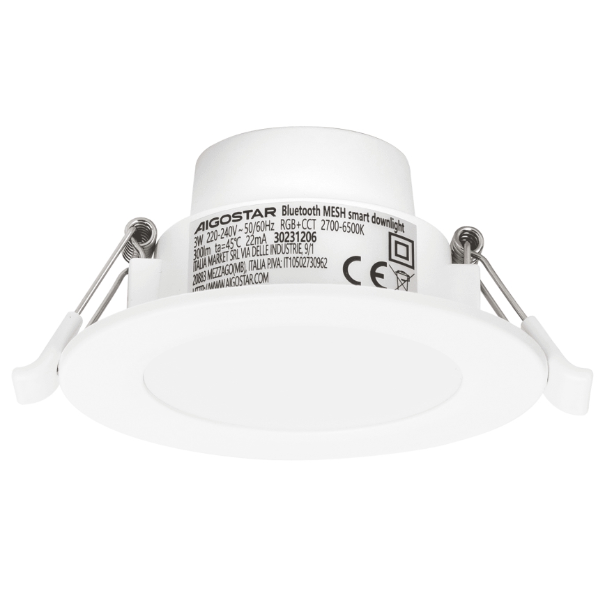 Aigostar - LED RGBW Kopalniška vgradna svetilka LED/3W/230V 2700-6500K IP44