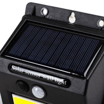 Aigostar - LED Solarna stenska svetilka s senzorjem LED/13W/5,5V 6500K IP65