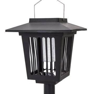 Aigostar - LED Solarna svetilka s pastjo za insekte LED/0,03W/1,2V 55,2cm črna 6500K IP44