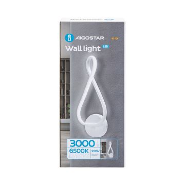 Aigostar - LED Stenska svetilka LED/20W/230V 6500K bela