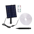 Aigostar - LED Zatemnitven solarni trak LED/5W/3,2V 5 m 6500K IP65 + Daljinski upravljalnik