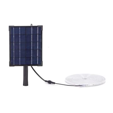 Aigostar - LED Zatemnitven solarni trak LED/5W/3,2V 5 m 6500K IP65 + Daljinski upravljalnik