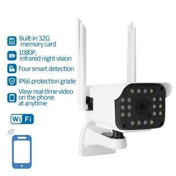 Aigostar - Pametna zunanja kamera 1080p 230V Wi-Fi IP66