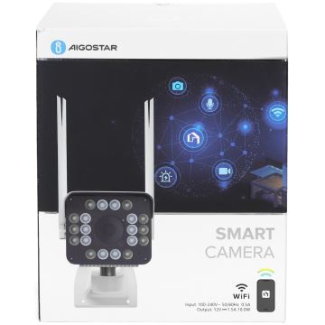 Aigostar - Pametna zunanja kamera 1080p 230V Wi-Fi IP66