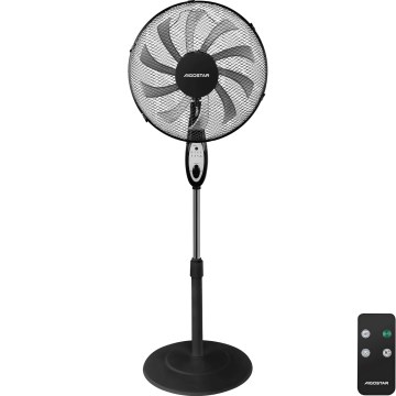 Aigostar - Stoječi ventilator 60W/230V črna + Daljinski upravljalnik