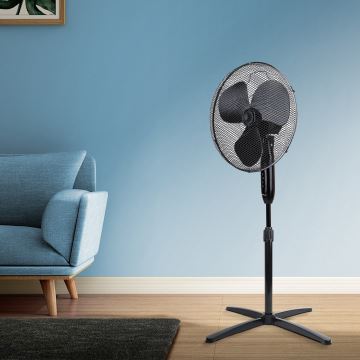 Aigostar - Talni ventilator 40W/230V 120 cm črna