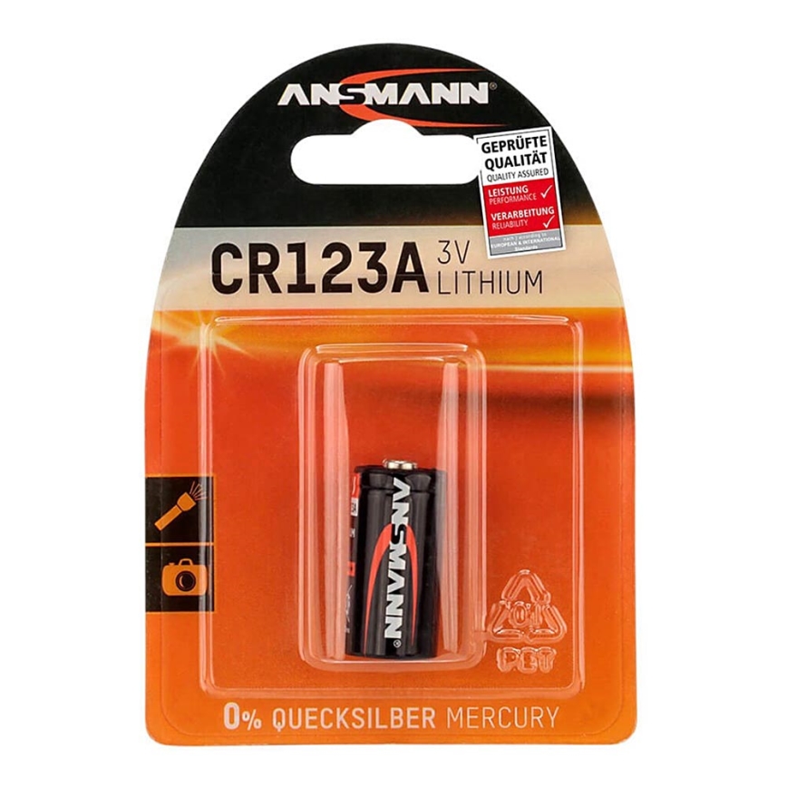 Ansmann 04006 - CR123A - Litijeva baterija 3V