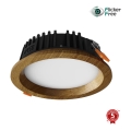 APLED - LED Vgradna svetilka RONDO WOODLINE LED/6W/230V 4000K pr. 15 cm hrast trden les