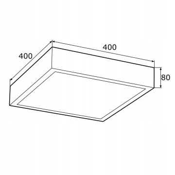 Argon 1702 - Stropna svetilka FORM 4xE27/15W/230V