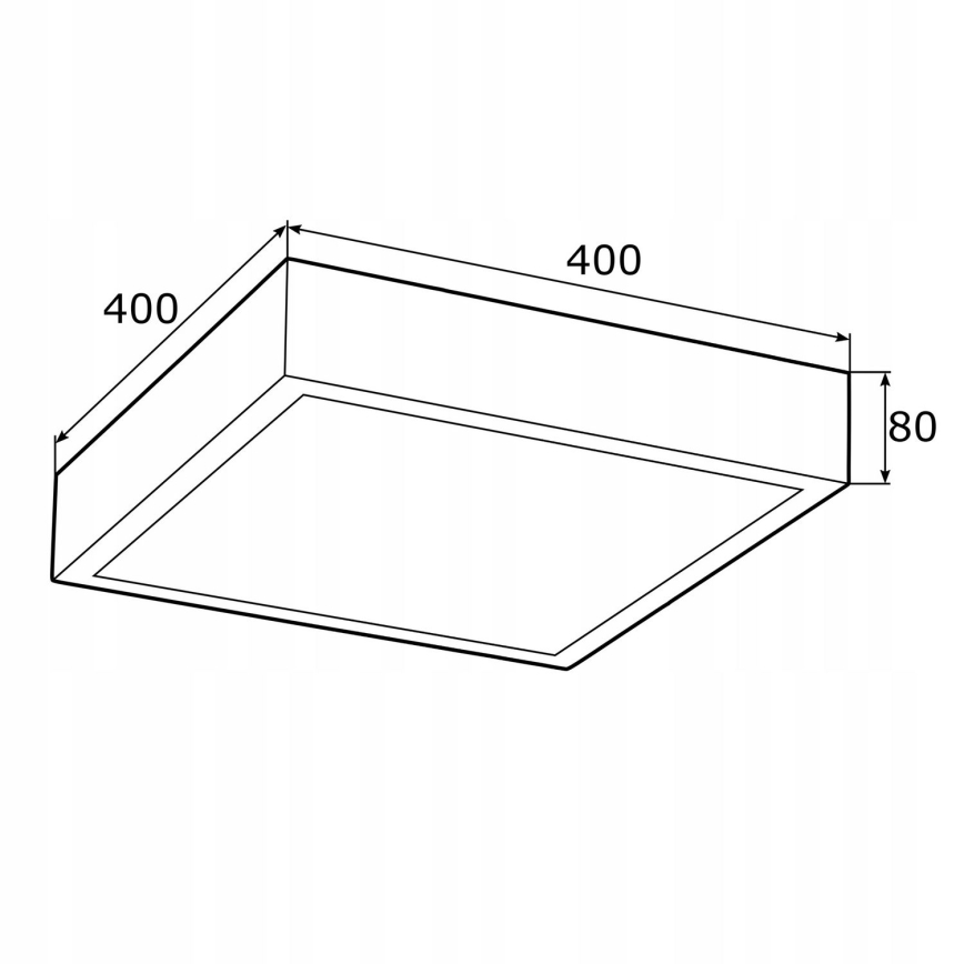 Argon 1702 - Stropna svetilka FORM 4xE27/15W/230V