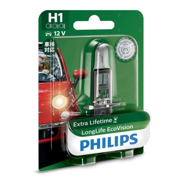 Avto žarnica Philips ECO VISION 12258LLECOB1 H1 P14,5s/55W/12V