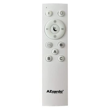 Azzardo AZ5011 - LED Zatemnitveni lestenec na vrvici SANTANA LED/80W/230V rjava + Daljinski upravljalnik