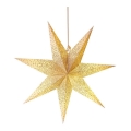 Božična dekoracija 1xE14/25W/230V pr. 60 cm zlata