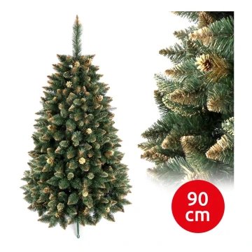 Božično drevo GOLD 90 cm bor