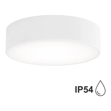 Brilagi - Kopalniška stropna svetilka CLARE 2xE27/24W/230V pr. 30 cm bela IP54