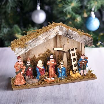 Brilagi - LED Božična dekoracija LED/2xAA nativity scene