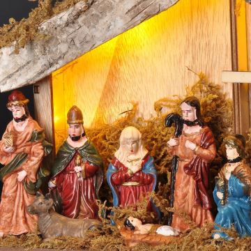 Brilagi - LED Božična dekoracija LED/2xAA nativity scene