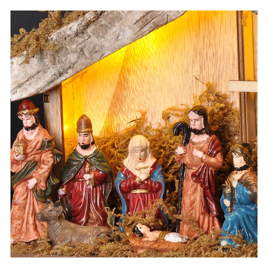 Brilagi - LED Božična dekoracija LED/2xAA nativity scene