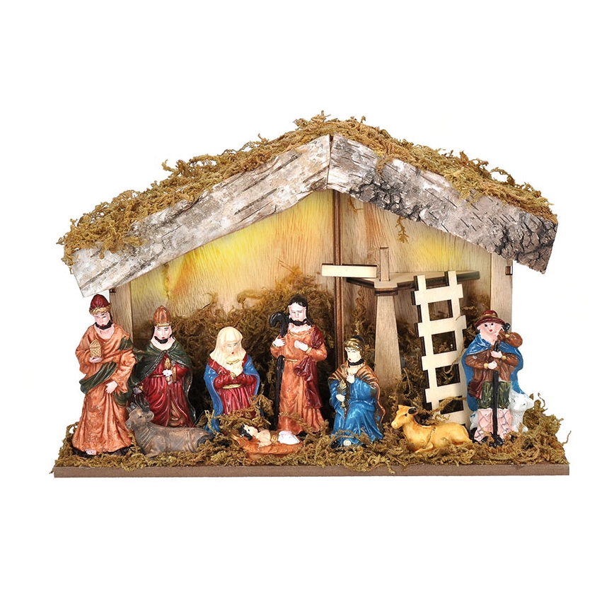 Brilagi - LED Božična dekoracija LED/2xAA nativity scene