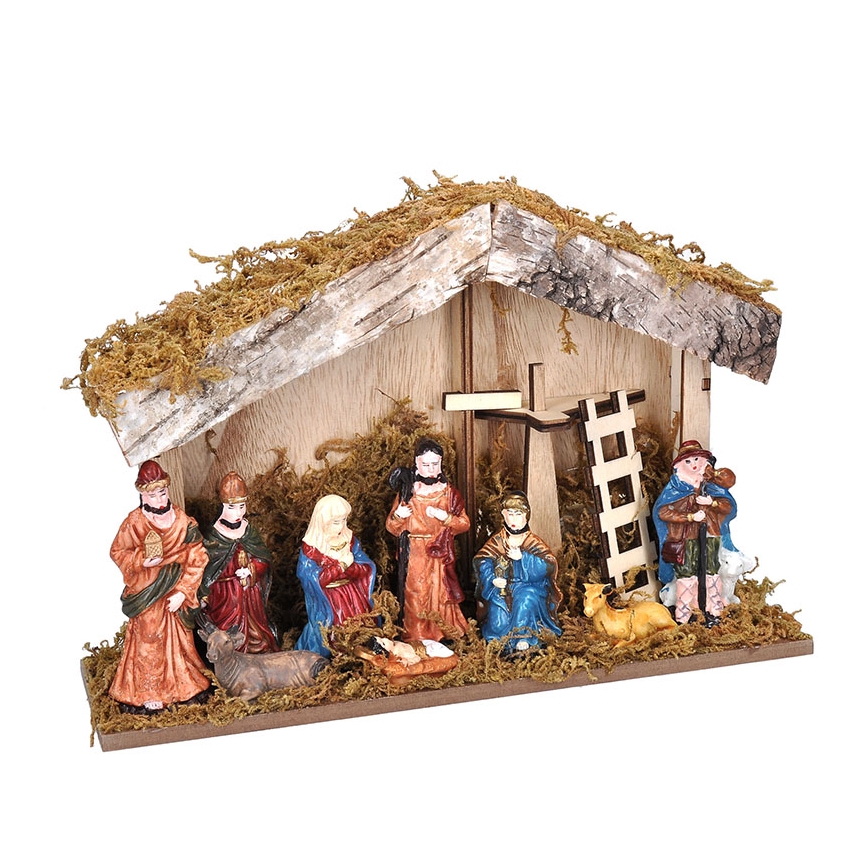 Brilagi - LED Božična dekoracija LED/2xAA nativity scene