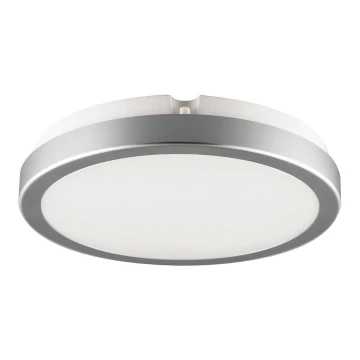 Brilagi - LED Kopalniška stropna svetilka PERA 18W/230V pr. 22 cm IP65 srebrna