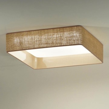 Brilagi - LED Stropna svetilka VELVET SQUARE LED/24W/230V rjava