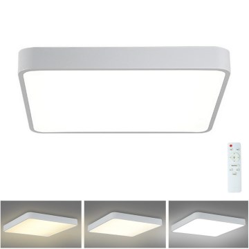 Brilagi - LED Zatemnitvena stropna svetilka POOL LED/36W/230V 3000-6000K 40x40 cm bela + Daljinski upravljalnik