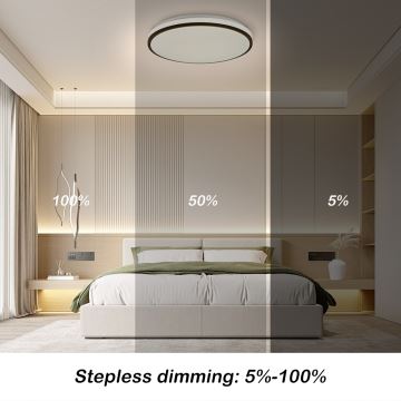 Brilagi - LED Zatemnitvena stropna svetilka SMART LED/28W/230V 3000-6000K pr. 35 cm Wi-Fi Tuya + Daljinski upravljalnik