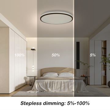 Brilagi - LED Zatemnitvena stropna svetilka SMART LED/36W/230V 3000-6000K pr. 45 cm Wi-Fi Tuya + Daljinski upravljalnik