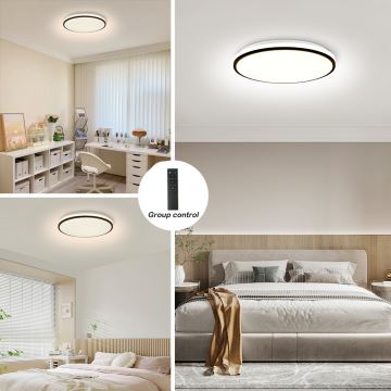 Brilagi - LED Zatemnitvena stropna svetilka SMART LED/36W/230V 3000-6000K pr. 45 cm Wi-Fi Tuya + Daljinski upravljalnik