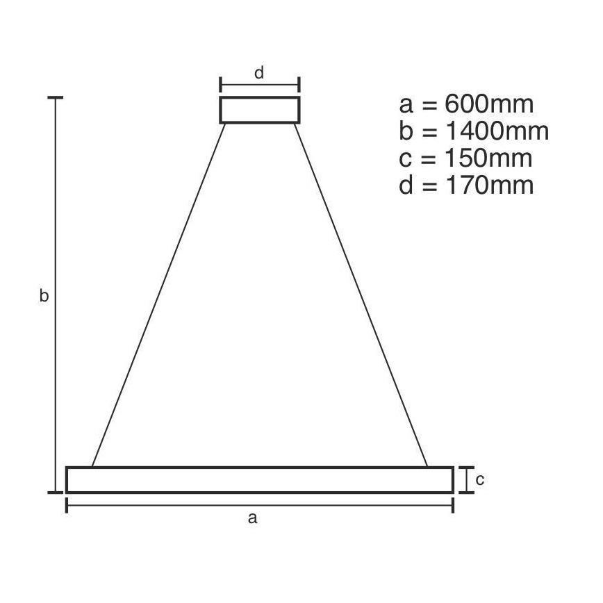 Brilagi - LED Zatemnitveni kristalni lestenec na vrvici HALO LED/40W/230V + Daljinski upravljalnik