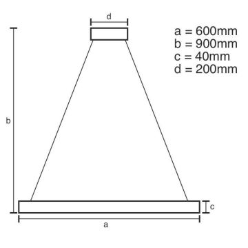 Brilagi - LED Zatemnitveni lestenec na vrvici CIRCLE LED/42W/230V 3000-6500K + Daljinski upravljalnik