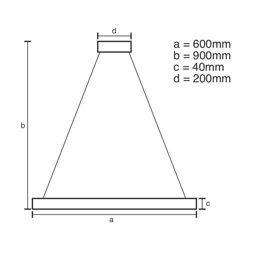 Brilagi - LED Zatemnitveni lestenec na vrvici CIRCLE LED/42W/230V 3000-6500K + Daljinski upravljalnik