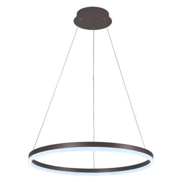 Brilagi - LED Zatemnitveni lestenec na vrvici CIRCLE LED/42W/230V 3000-6500K rjava + Daljinski upravljalnik