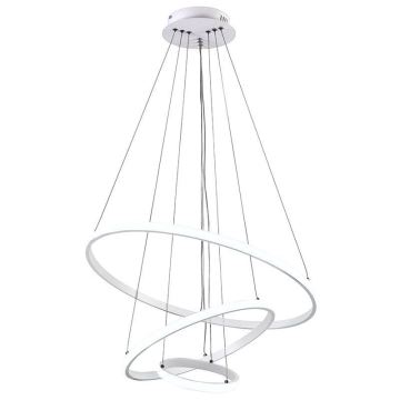 Brilagi - LED Zatemnitveni lestenec na vrvici CIRCLE LED/90W/230V 3000-6500K + Daljinski upravljalnik