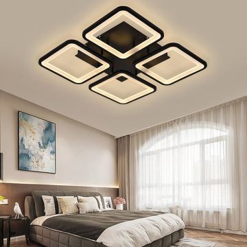 Brilagi - LED Zatemnitveni nadgradni lestenec SQUARED LED/85W/230V 3000-6500K + Daljinski upravljalnik