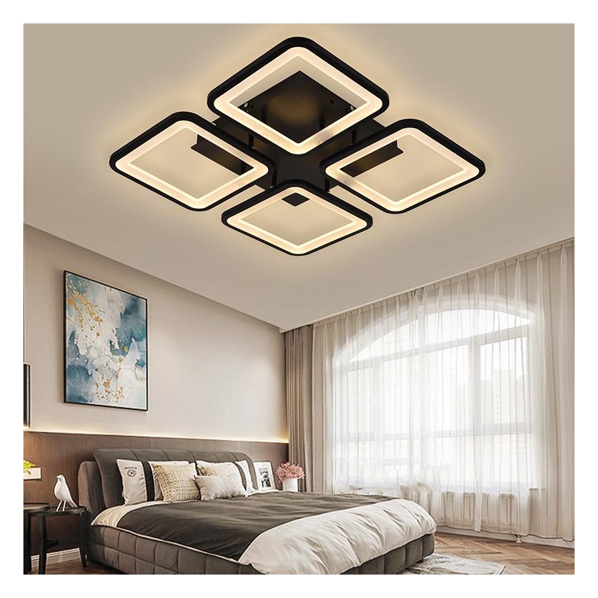 Brilagi - LED Zatemnitveni nadgradni lestenec SQUARED LED/85W/230V 3000-6500K + Daljinski upravljalnik