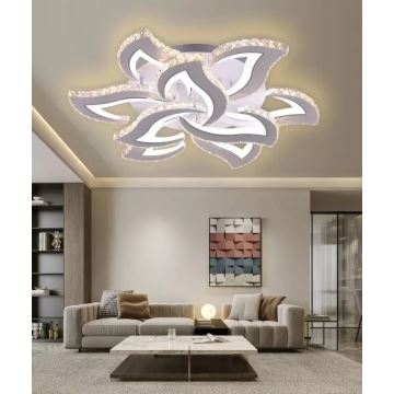 Brilagi - LED Zatemnitveni nadgradni lestenec TWIST LED/180W/230V 3000-6500K + Daljinski upravljalnik