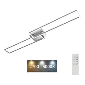 Brilo - LED Zatemnitveni nadgradni lestenec FRAME 2xLED/20W/230V 2700-5000K + Daljinski upravljalnik
