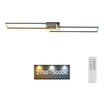 Brilo - LED Zatemnitveni nadgradni lestenec FRAME 2xLED/20W/230V 2700-5000K + Daljinski upravljalnik