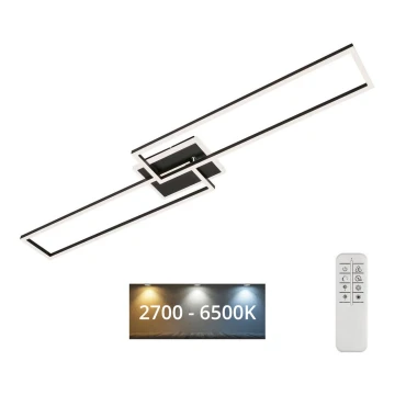 Brilo - LED Zatemnitveni nadgradni lestenec FRAME 2xLED/20W/230V 2700-6500K + Daljinski upravljalnik